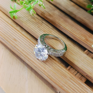 Bague cocktail en argent sterling