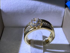 Ensemble de bagues en argent sterling plaqué or